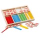 OFKPO Children's Wooden Maths Toy, Mathematics Numbers Training Game OFKPO Children's Wooden Maths Toy, Mathematics Numbers Training Game
