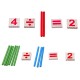 OFKPO Children's Wooden Maths Toy, Mathematics Numbers Training Game OFKPO Children's Wooden Maths Toy, Mathematics Numbers Training Game
