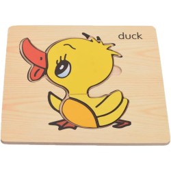 Wooden puzzle duck shape no: p-43