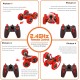 Arabest RC Cars Stunt Car Toy, 4WD 2.4Ghz Double Sided 360° Rotating RC Car with Headlights, Kids Toy Cars for Boys/Girls (Red)