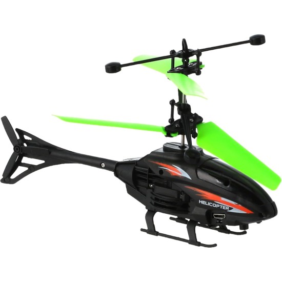 Generic Helicopter sensor helicopter with remote charging battery - black & green Generic Helicopter sensor helicopter with remote charging battery - black & green