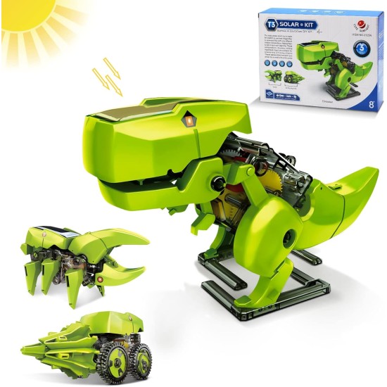 Hot Bee Robot Dinosaur Toys, 3-in-1 Solar Robot Kit, STEM Projects for Kids Ages 8-12, Building Games Robot Toys for 8 9 10 11 12 Year Old Boys Girls… Hot Bee Robot Dinosaur Toys, 3-in-1 Solar Robot Kit, STEM Projects for Kids Ages 8-12, Building Games Robot Toys for 8 9 10 11 12 Year Old Boys Girls…