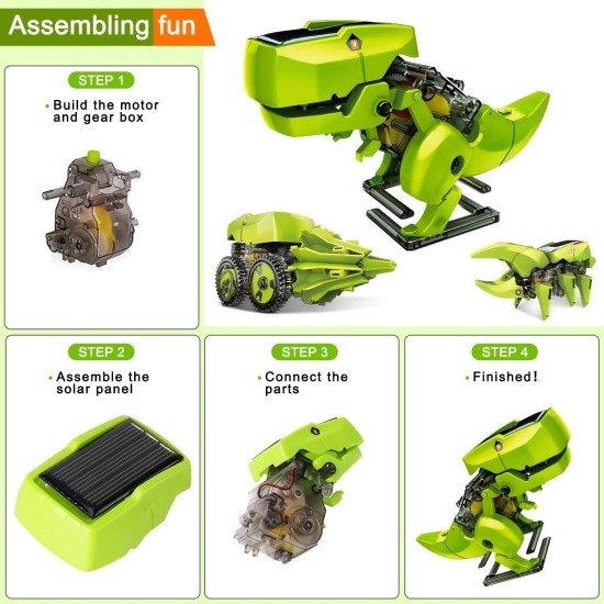 Hot Bee Robot Dinosaur Toys, 3-in-1 Solar Robot Kit, STEM Projects for Kids Ages 8-12, Building Games Robot Toys for 8 9 10 11 12 Year Old Boys Girls… Hot Bee Robot Dinosaur Toys, 3-in-1 Solar Robot Kit, STEM Projects for Kids Ages 8-12, Building Games Robot Toys for 8 9 10 11 12 Year Old Boys Girls…
