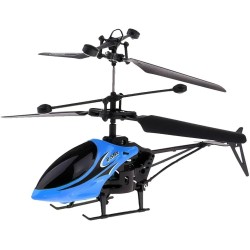 Interactive Helicopter Toy For Kids Powered By Sensor And Charging Battery And Charging Cable - Multi Color (Girl)