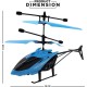 NHR Plastic Infrared Exceed Helicopter Sensor Aircraft USB Charger Flying Helicopter 2 in 1 Flying Helicopter with Remote, 6 to 14 Years (Multicolor)
