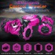 NQD RC Stunt Car 2.4GHz Remote Control Gesture Sensor Toy Car 4WD Transform Double Sided Rotating Off Road Vehicle 360° Flips with Lights Music Toy Cars for Boys & Girls Birthday (Green) NQD RC Stunt Car 2.4GHz Remote Control Gesture Sensor Toy Car 4WD Transform Double Sided Rotating Off Road Vehicle 360° Flips with Lights Music Toy Cars for Boys & Girls Birthday (Green)