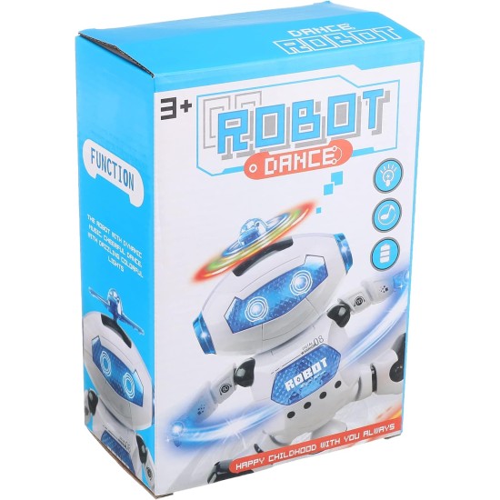 Plastic multifunction robot dancer with colorful light and dynamic music for kids - multi color Plastic multifunction robot dancer with colorful light and dynamic music for kids - multi color