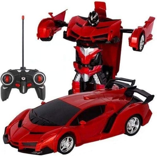 Play-Doh Robot Car Transformer Toy with Remote Control for Boys - Red Play-Doh Robot Car Transformer Toy with Remote Control for Boys - Red