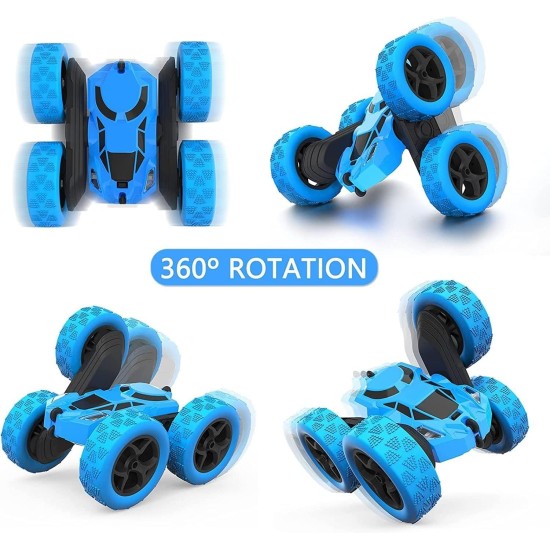 Swift RC Car Toys Remote Control | Stunt Car for 3-12 Year-Old Boys | RC Cars 360 Degree Flips Double Sided Rotating 4WD 2.4Ghz Outdoor Toys Car for Kids Birthday Gifts- Assorted Colors