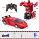 Thedttoy Remote Controlled Car for Girls, Transformer Car Robot Toy for Children from 4 6 8 10 12 Years, 2.4 GHz Remote Control RC Car 360° Rotation Deformation Toy Car for Boys (Red)