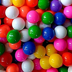 EEVOVEE PE Plastic Color Balls for Kids (100 Balls Pack) Size : 4cm, Multicolour
