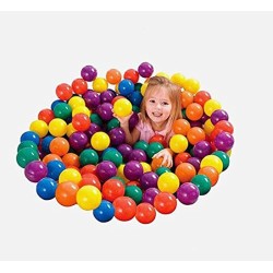 Intex 100pcs Colorful Sea balls Soft Plastic Ocean balls Funny Baby Kid Swim Pit Toy Outdoor Indoor Baby Playing Toy balls