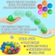 KreativeKraft Colourful Balls for Children 6 cm Balls for Swimming Pools Children Soft Sensory Balls Newborn Plastic Balls Box Basket Tent KreativeKraft Colourful Balls for Children 6 cm Balls for Swimming Pools Children Soft Sensory Balls Newborn Plastic Balls Box Basket Tent