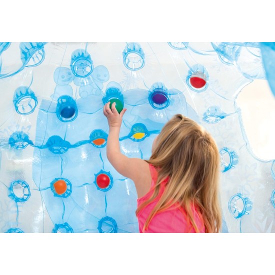 Intex 48670 igloo frozen inflatable ball pit - baby blue-48670 Intex 48670 igloo frozen inflatable ball pit - baby blue-48670
