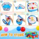 Jexine 200 Ball Kids Large Pit 39.4 Inch Ball Big Baby Pit Tent with Ball Plastic Pit Colorful Small Balls Toddler Playhouse Playpen for Boy Girl Crawl Play Indoor Outdoor
