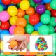 Jexine 200 Ball Kids Large Pit 39.4 Inch Ball Big Baby Pit Tent with Ball Plastic Pit Colorful Small Balls Toddler Playhouse Playpen for Boy Girl Crawl Play Indoor Outdoor