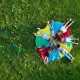 Jexine 200 Ball Kids Large Pit 39.4 Inch Ball Big Baby Pit Tent with Ball Plastic Pit Colorful Small Balls Toddler Playhouse Playpen for Boy Girl Crawl Play Indoor Outdoor