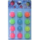 Rubber Balls Set of 12 Pieces 25X19X19Cm Multicolor Rubber Balls Set of 12 Pieces 25X19X19Cm Multicolor
