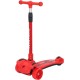 COOLBABY Kid's Scooter 3 Wheels Big Pedal Foldable Kick Scooter with Music, Height Adjustable with LED Light Wheels COOLBABY Kid's Scooter 3 Wheels Big Pedal Foldable Kick Scooter with Music, Height Adjustable with LED Light Wheels