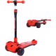 COOLBABY Kid's Scooter 3 Wheels Big Pedal Foldable Kick Scooter with Music, Height Adjustable with LED Light Wheels COOLBABY Kid's Scooter 3 Wheels Big Pedal Foldable Kick Scooter with Music, Height Adjustable with LED Light Wheels