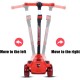 COOLBABY Kid's Scooter 3 Wheels Big Pedal Foldable Kick Scooter with Music, Height Adjustable with LED Light Wheels COOLBABY Kid's Scooter 3 Wheels Big Pedal Foldable Kick Scooter with Music, Height Adjustable with LED Light Wheels