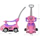 ChromeWheels 3 in 1 Ride on Toys Push Car with Guardrail, Mega Car for Toddlers, w/Handle, Horn, Music, Color Red ChromeWheels 3 in 1 Ride on Toys Push Car with Guardrail, Mega Car for Toddlers, w/Handle, Horn, Music, Color Red