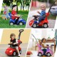 ChromeWheels 3 in 1 Ride on Toys Push Car with Guardrail, Mega Car for Toddlers, w/Handle, Horn, Music, Color Red ChromeWheels 3 in 1 Ride on Toys Push Car with Guardrail, Mega Car for Toddlers, w/Handle, Horn, Music, Color Red