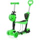 Dripex 5-in-1 Kids Scooter Toddler Scooter with Flashing Led Light Up Wheels 3 Wheels Kick Scooter with Adjustable Handlebar Removable Seat and Push Handle Dripex 5-in-1 Kids Scooter Toddler Scooter with Flashing Led Light Up Wheels 3 Wheels Kick Scooter with Adjustable Handlebar Removable Seat and Push Handle