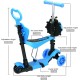 Dripex 5-in-1 Kids Scooter Toddler Scooter with Flashing Led Light Up Wheels 3 Wheels Kick Scooter with Adjustable Handlebar Removable Seat and Push Handle Dripex 5-in-1 Kids Scooter Toddler Scooter with Flashing Led Light Up Wheels 3 Wheels Kick Scooter with Adjustable Handlebar Removable Seat and Push Handle