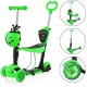 Dripex 5-in-1 Kids Scooter Toddler Scooter with Flashing Led Light Up Wheels 3 Wheels Kick Scooter with Adjustable Handlebar Removable Seat and Push Handle Dripex 5-in-1 Kids Scooter Toddler Scooter with Flashing Led Light Up Wheels 3 Wheels Kick Scooter with Adjustable Handlebar Removable Seat and Push Handle