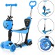 Dripex 5-in-1 Kids Scooter Toddler Scooter with Flashing Led Light Up Wheels 3 Wheels Kick Scooter with Adjustable Handlebar Removable Seat and Push Handle Dripex 5-in-1 Kids Scooter Toddler Scooter with Flashing Led Light Up Wheels 3 Wheels Kick Scooter with Adjustable Handlebar Removable Seat and Push Handle
