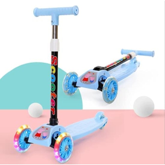 First play road master kids scooter with multicolor flashing led wheels i foldable & 5 height adjustable handle i skating scooter for kids above 2 years i scooter for kids i skating scooter (blue) First play road master kids scooter with multicolor flashing led wheels i foldable & 5 height adjustable handle i skating scooter for kids above 2 years i scooter for kids i skating scooter (blue)