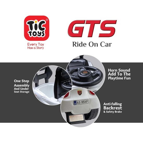 Generic Tic Toys - Kids Ride On Car - Arabic Kids (2-6 Years) - Red Generic Tic Toys - Kids Ride On Car - Arabic Kids (2-6 Years) - Red