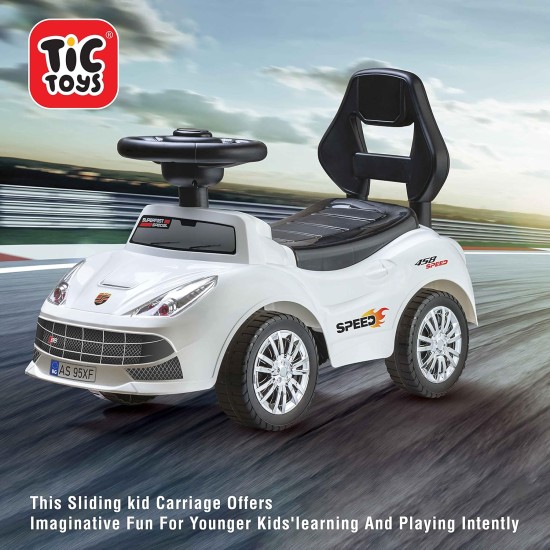 Generic Tic Toys - Kids Ride On Car - Arabic Kids (2-6 Years) - White Generic Tic Toys - Kids Ride On Car - Arabic Kids (2-6 Years) - White