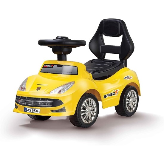 Generic Tic Toys - Kids Ride On Car - Arabic Kids (2-6 Years) - Yellow Generic Tic Toys - Kids Ride On Car - Arabic Kids (2-6 Years) - Yellow