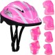 INOOMP 1 Set Adjustable Roller Bike with Helmets Scooter Knee Children Wrist Er Boys Gear For Blading Elbow Cycling Pads Safety Pads Rosy Skating INOOMP 1 Set Adjustable Roller Bike with Helmets Scooter Knee Children Wrist Er Boys Gear For Blading Elbow Cycling Pads Safety Pads Rosy Skating