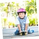 INOOMP 1 Set Adjustable Roller Bike with Helmets Scooter Knee Children Wrist Er Boys Gear For Blading Elbow Cycling Pads Safety Pads Rosy Skating INOOMP 1 Set Adjustable Roller Bike with Helmets Scooter Knee Children Wrist Er Boys Gear For Blading Elbow Cycling Pads Safety Pads Rosy Skating