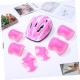 INOOMP 1 Set Adjustable Roller Bike with Helmets Scooter Knee Children Wrist Er Boys Gear For Blading Elbow Cycling Pads Safety Pads Rosy Skating INOOMP 1 Set Adjustable Roller Bike with Helmets Scooter Knee Children Wrist Er Boys Gear For Blading Elbow Cycling Pads Safety Pads Rosy Skating