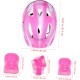 INOOMP 1 Set Adjustable Roller Bike with Helmets Scooter Knee Children Wrist Er Boys Gear For Blading Elbow Cycling Pads Safety Pads Rosy Skating INOOMP 1 Set Adjustable Roller Bike with Helmets Scooter Knee Children Wrist Er Boys Gear For Blading Elbow Cycling Pads Safety Pads Rosy Skating