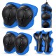 Kids Knee Pads Elbow Pads Wrist Guards for Toddler 3-8 Years 3 in 1 Protective Gear Sets for Bike Skateboard Rollerblading Cycling Scooter Skating(Blue) Kids Knee Pads Elbow Pads Wrist Guards for Toddler 3-8 Years 3 in 1 Protective Gear Sets for Bike Skateboard Rollerblading Cycling Scooter Skating(Blue)