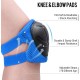 Kids Knee Pads Elbow Pads Wrist Guards for Toddler 3-8 Years 3 in 1 Protective Gear Sets for Bike Skateboard Rollerblading Cycling Scooter Skating(Blue) Kids Knee Pads Elbow Pads Wrist Guards for Toddler 3-8 Years 3 in 1 Protective Gear Sets for Bike Skateboard Rollerblading Cycling Scooter Skating(Blue)