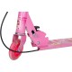 MATRUSHREE ENTERPRISES Road Runner Scooter for Kids of 3 to 14 Years Age 3 Adjustable Height, Foldable, LED PU Wheels & Weight Capacity 75 kgs Kick Scooter with Brake. [Pink]