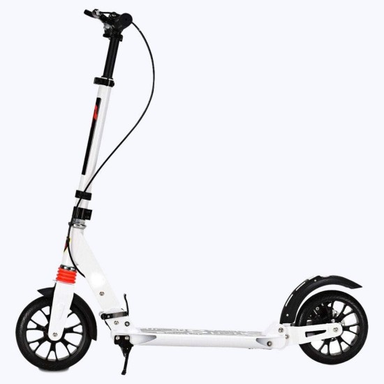 COOLBABY Adult Scooter with Dual Suspension Hight-Adjustable Urban Scooter Folding Kick Scooter With Big Wheels For Teens Kids Age 12 Up COOLBABY Adult Scooter with Dual Suspension Hight-Adjustable Urban Scooter Folding Kick Scooter With Big Wheels For Teens Kids Age 12 Up