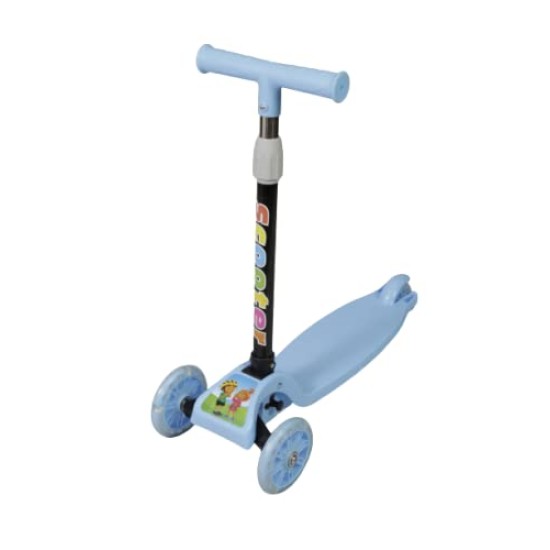 KIDDIE FUN Road Kings Kids Scooter with 5 Height Adjustable & Fold-able Handle I Multicolor Flashing LED Wheels I Scooter for Kids Above 2 Years (Blue) KIDDIE FUN Road Kings Kids Scooter with 5 Height Adjustable & Fold-able Handle I Multicolor Flashing LED Wheels I Scooter for Kids Above 2 Years (Blue)