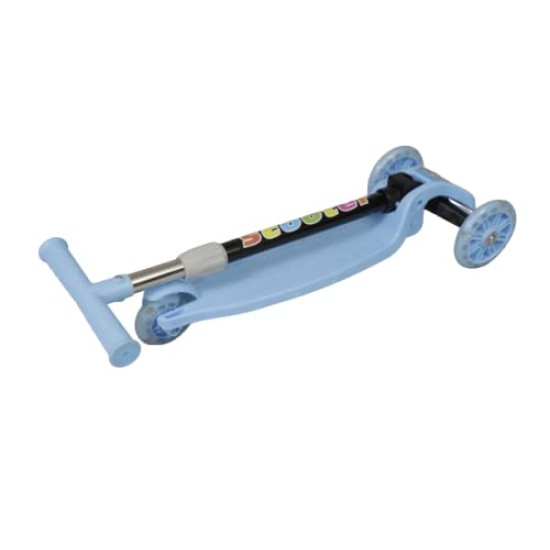 KIDDIE FUN Road Kings Kids Scooter with 5 Height Adjustable & Fold-able Handle I Multicolor Flashing LED Wheels I Scooter for Kids Above 2 Years (Blue) KIDDIE FUN Road Kings Kids Scooter with 5 Height Adjustable & Fold-able Handle I Multicolor Flashing LED Wheels I Scooter for Kids Above 2 Years (Blue)