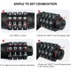 LEQISMART Scooter Lock for A8 Electric Scooter Adults, Bike Lock with 4 Digit Resettable Combination, 4 FEET Long with 1/2 in Diameter LEQISMART Scooter Lock for A8 Electric Scooter Adults, Bike Lock with 4 Digit Resettable Combination, 4 FEET Long with 1/2 in Diameter