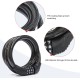 LEQISMART Scooter Lock for A8 Electric Scooter Adults, Bike Lock with 4 Digit Resettable Combination, 4 FEET Long with 1/2 in Diameter LEQISMART Scooter Lock for A8 Electric Scooter Adults, Bike Lock with 4 Digit Resettable Combination, 4 FEET Long with 1/2 in Diameter