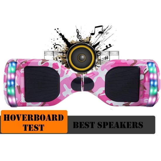 Magic Vida 6,5'' Hoverboard - Bluetooth - Motor 700W - LED - Elektrisk Skateboard Self Balance Scooter - för barn och vuxna - camo rosa Magic Vida 6,5'' Hoverboard - Bluetooth - Motor 700W - LED - Elektrisk Skateboard Self Balance Scooter - för barn och vuxna - camo rosa