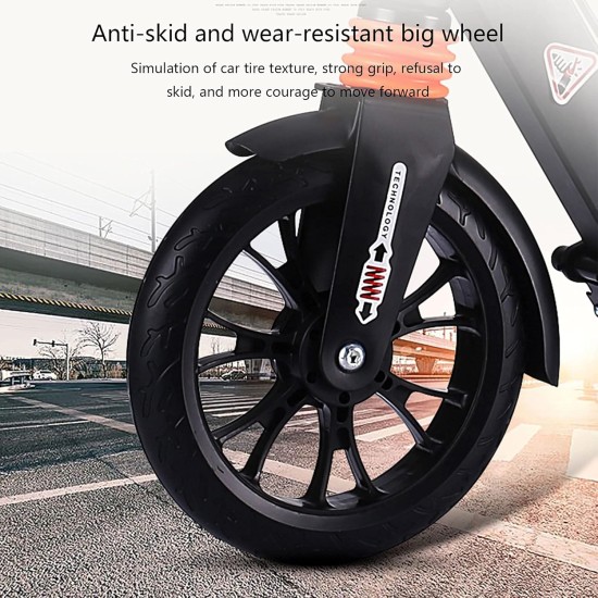 Multi-purpose Suitable for Teenagers and Adults Scooters 3-Level Height Adjustable Thick Pedals Foldable PU Shock-Absorbing Wheels Aluminum Alloy rods Maximum Load-Bearing 150KG -B/C (Color : A) Multi-purpose Suitable for Teenagers and Adults Scooters 3-Level Height Adjustable Thick Pedals Foldable PU Shock-Absorbing Wheels Aluminum Alloy rods Maximum Load-Bearing 150KG -B/C (Color : A)
