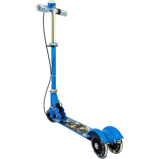 Nijek Store 3 Wheel Road Runner Skate Scooter with Adjustable Height Foldable Cycle with Break and Bell for Kids Boys Girls Nijek Store 3 Wheel Road Runner Skate Scooter with Adjustable Height Foldable Cycle with Break and Bell for Kids Boys Girls